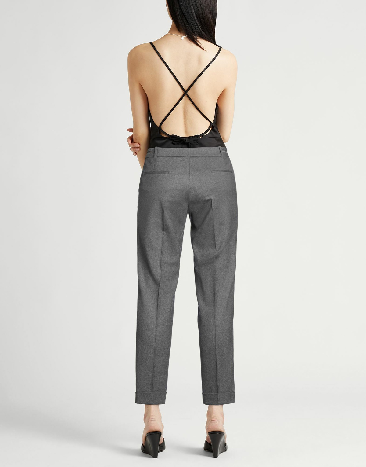 Peserico Womens Pants in Grey