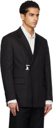 Hugo Black Hook-Eye Blazer