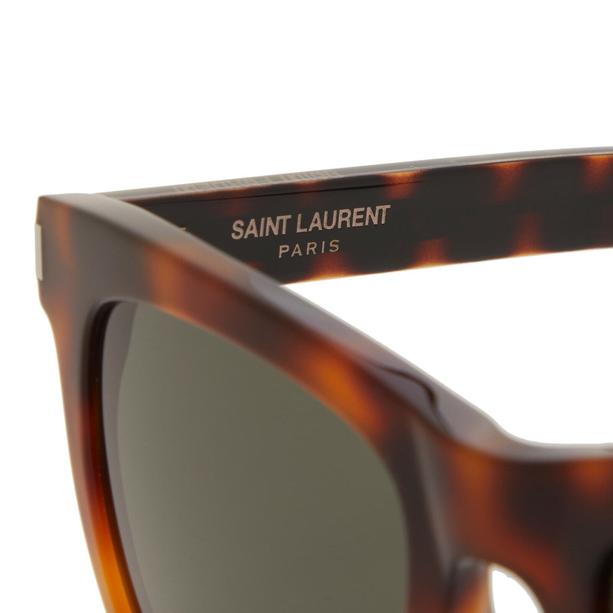 Saint Laurent Sunglasses Saint Laurent Naked Wire Sunglasses in Havana/Crystal/Grey 