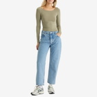 Joah Brown Women's Boatneck Long Sleeve Top in Sage