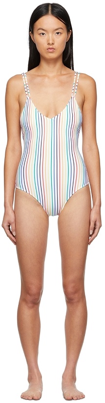 Photo: Solid & Striped Multicolor 'The Lynn' One-Piece Swimsuit