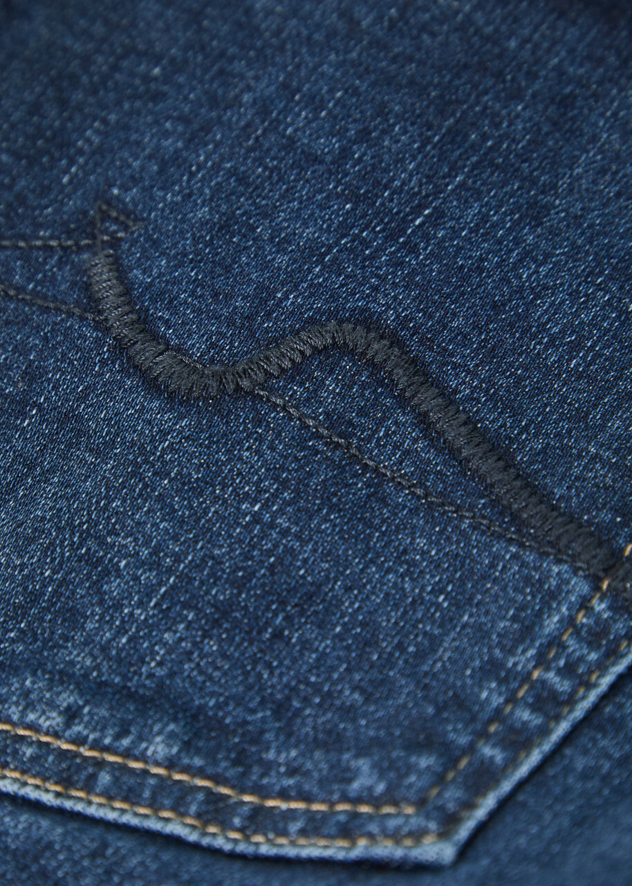7 For All Mankind Slimmy Stretch-denim Jeans Dark Blue