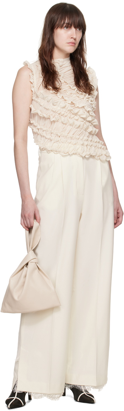 Beaufille Off-White Celeste Trousers