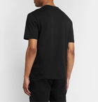 McQ Alexander McQueen - Logo-Embroidered Cotton-Jersey T-Shirt - Black