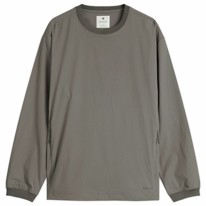 Photo: Snow Peak Men's Active Comfort Pullover in Grey