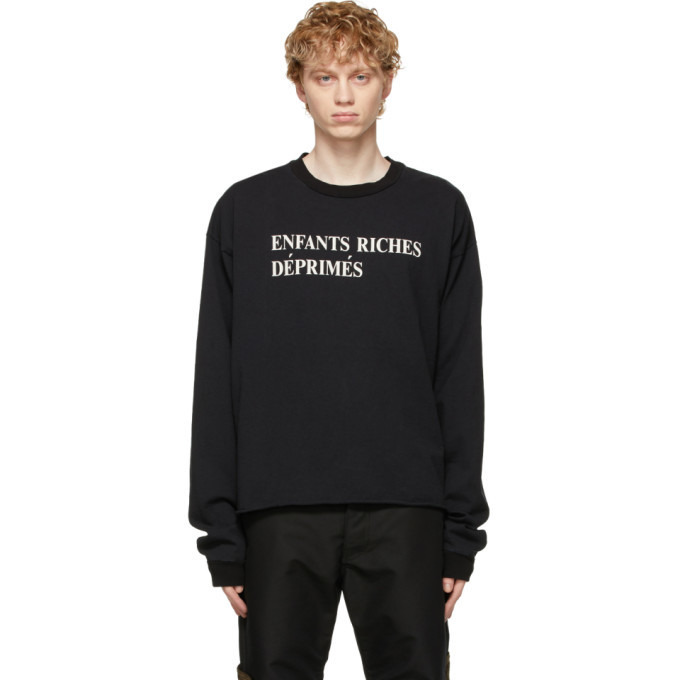 Enfants Riches Deprimes Black Classic Logo Long Sleeve T-Shirt Enfants ...