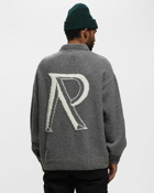 Represent Initial Boucle Polo Grey - Mens - Pullovers