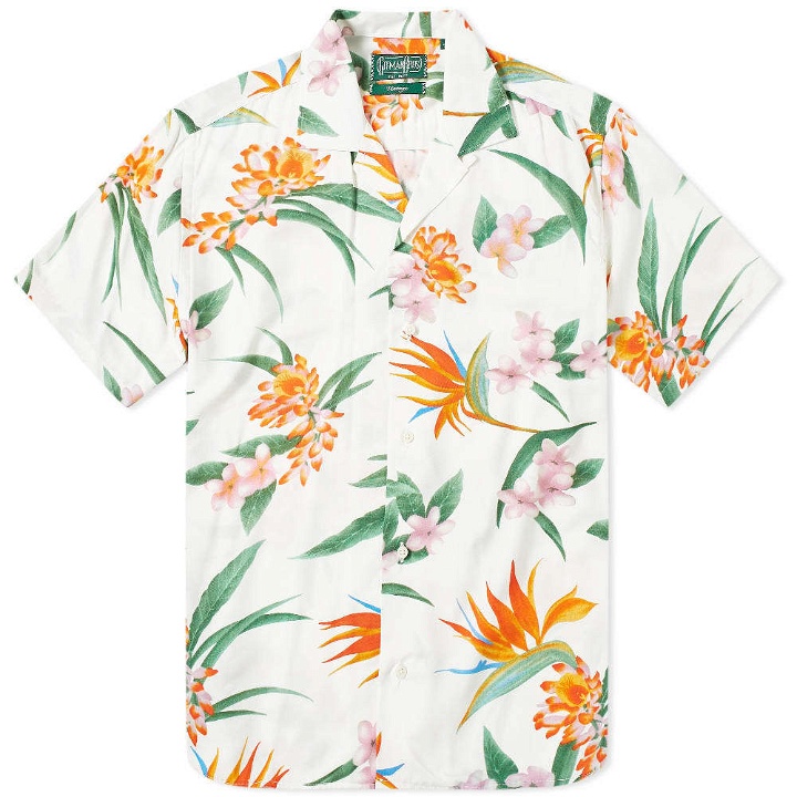 Photo: Gitman Vintage Short Sleeve Camp Collar Aloha Shirt