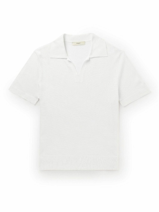 Photo: PURDEY - Slim-Fit Cotton Polo Shirt - Neutrals
