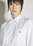 Prada Classic Shirt With Embellished Buttons