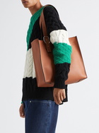 Loewe - Logo-Debossed Full-Grain Leather Tote Bag