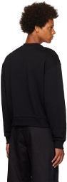 SPENCER BADU Black Side Zip Sweatshirt