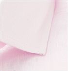 Favourbrook - Slim-Fit Cutaway-Collar Slub Linen Shirt - Pink