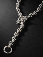 HOORSENBUHS - Open-Link Sterling Silver Diamond Chain Necklace