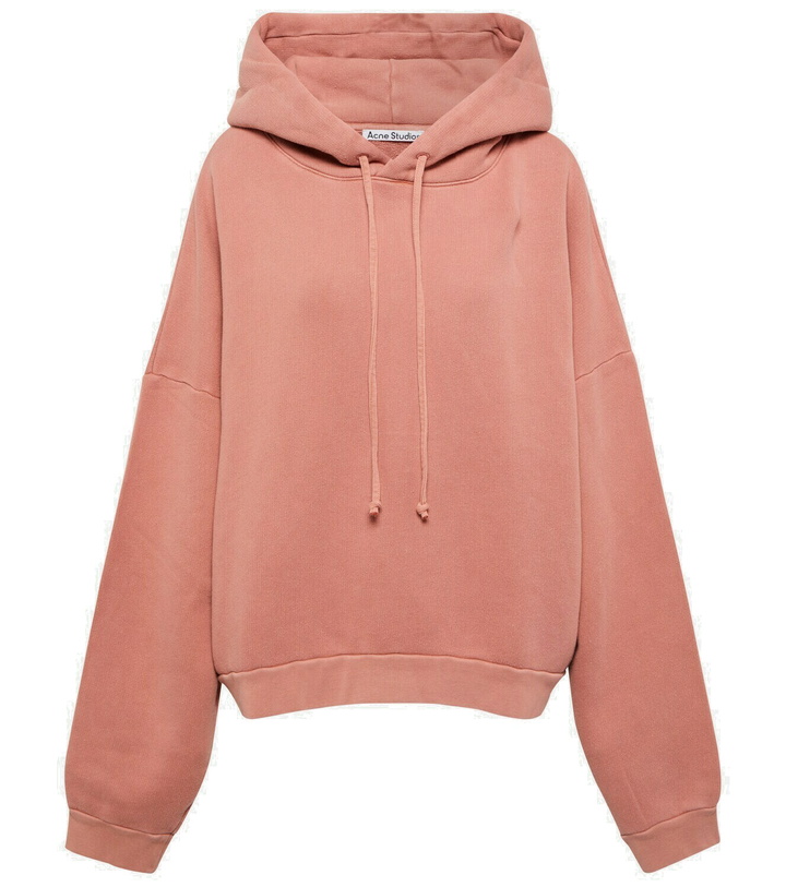 Photo: Acne Studios Fester cropped cotton fleece hoodie