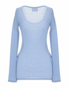 Jucca Womens T-shirt Sky in Blue