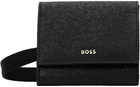 BOSS Black Shotgun Neck Wallet