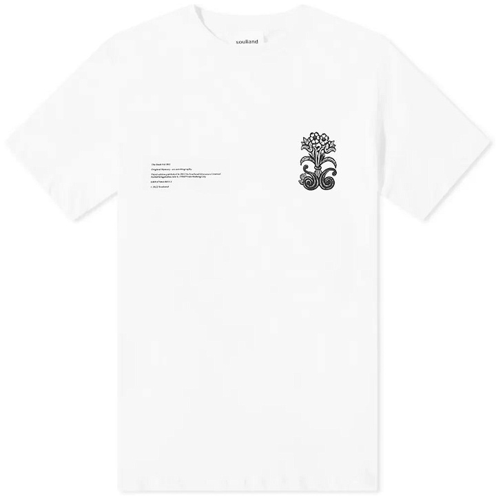 Photo: Soulland Men's The Book Vol.3 T-Shirt in White