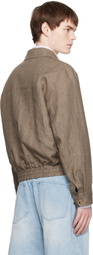 COOR Taupe Double Pocket Station Blouson Jacket
