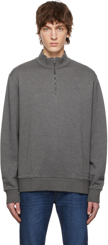 Photo: Ralph Lauren Purple Label Grey Cotton Sweater