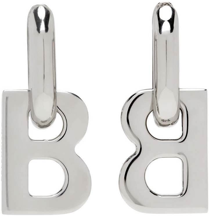 Photo: Balenciaga Silver B Chain XS Earrings
