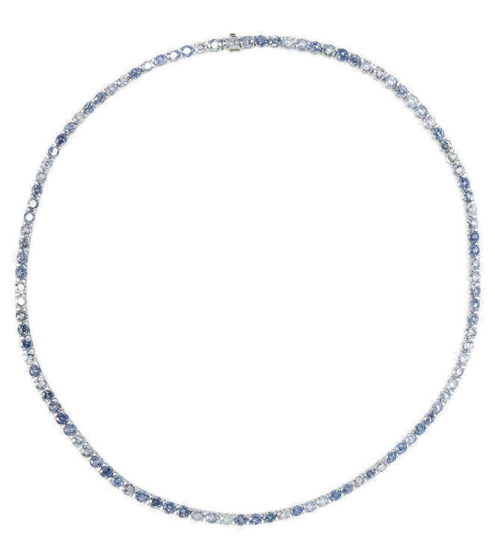 Photo: Bucherer Fine Jewellery 18kt white gold necklace with sapphires
