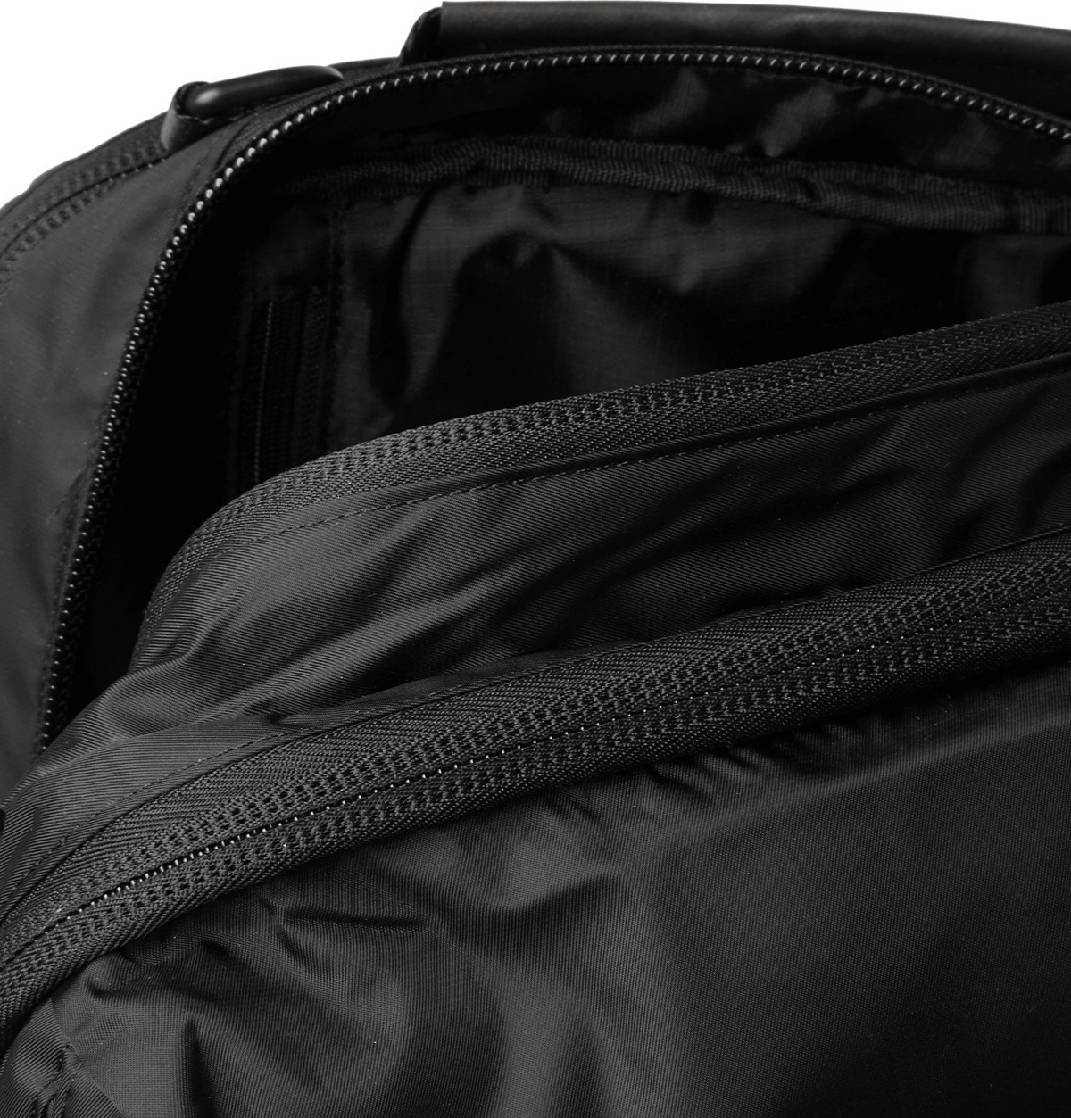 Indispensable - Webbing-Trimmed Econyl Backpack - Black Indispensable