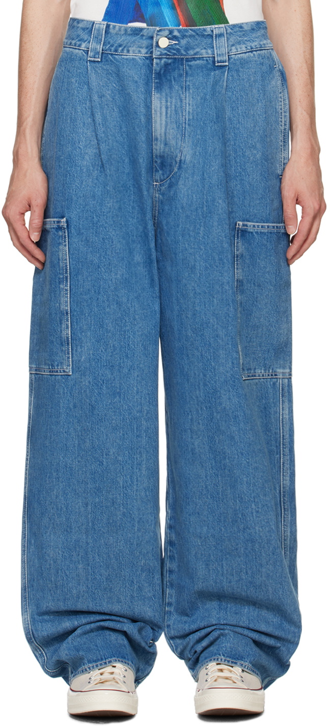SUNNEI Blue Rick Cargo Jeans