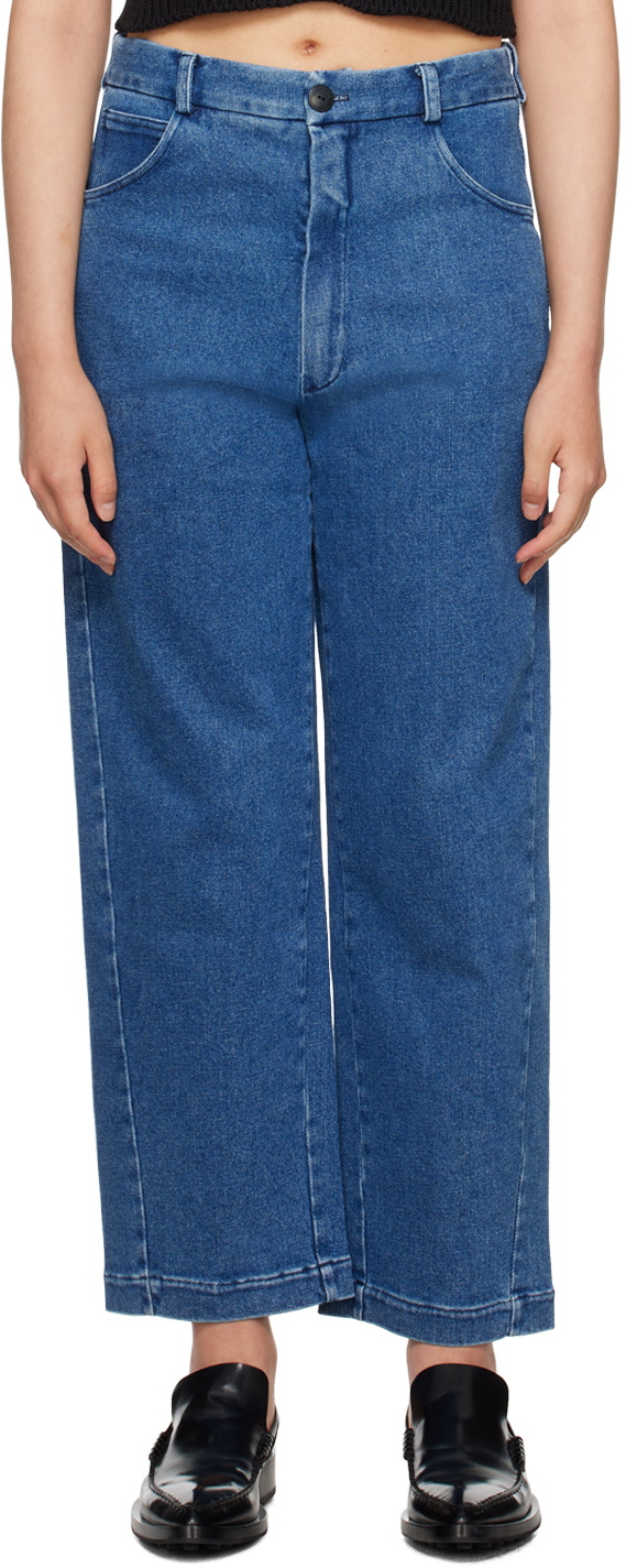 Cordera Indigo Straight-Leg Jeans