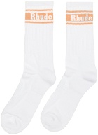 Rhude Stripe Logo Socks