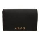 Versace Black Medusa Flap Over Wallet