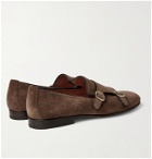 Santoni - Suede Monk-Strap Shoes - Unknown
