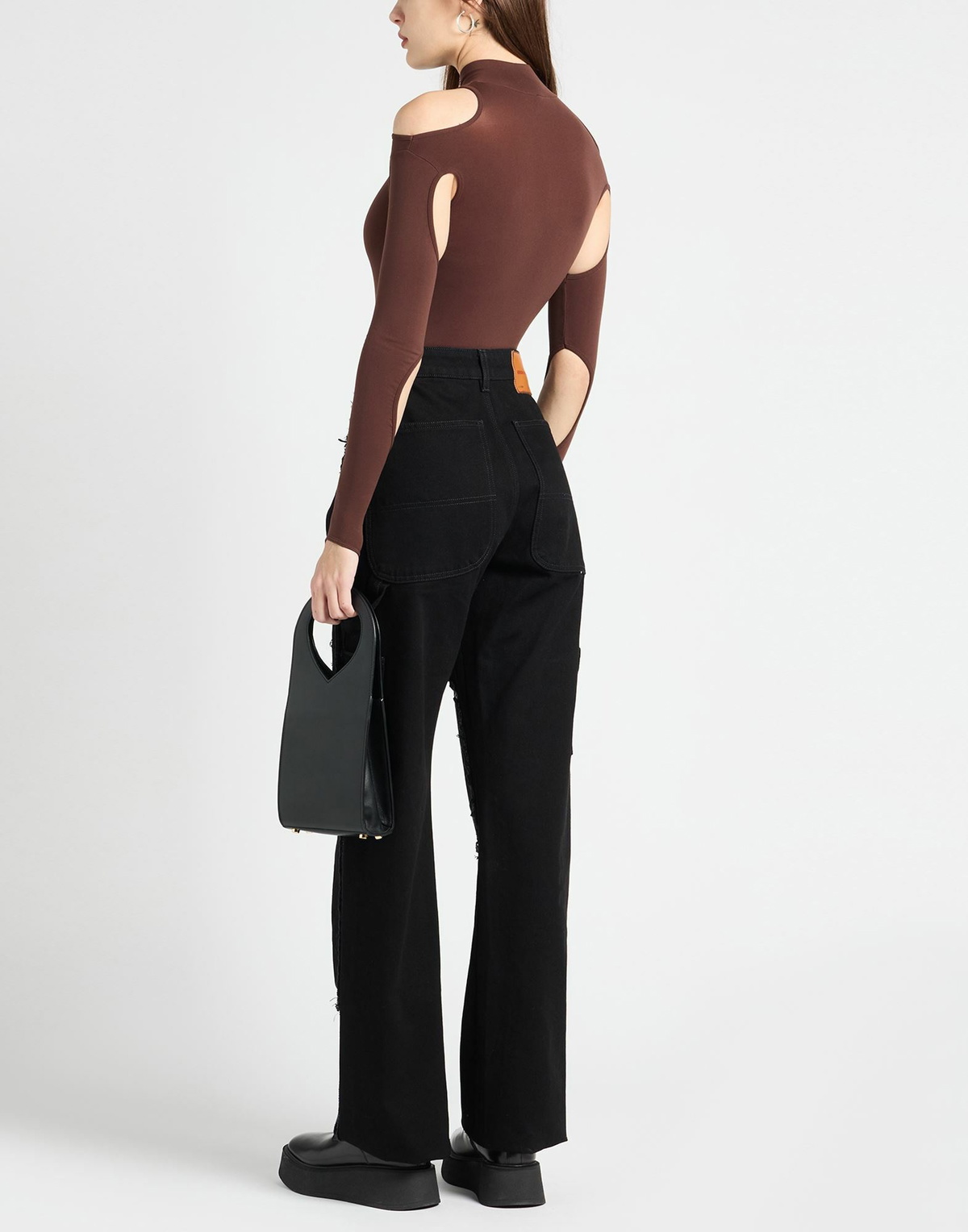 Heron Preston Womens Jeans in Black