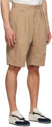 BEAMS PLUS Beige Cotton Shorts