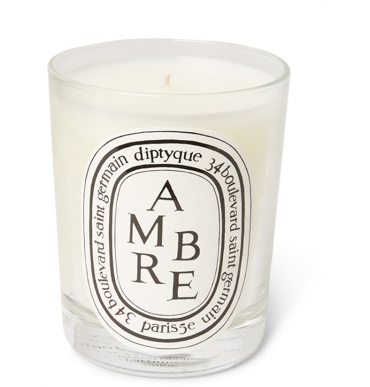 Photo: Diptyque - Ambre Scented Candle, 190g - White