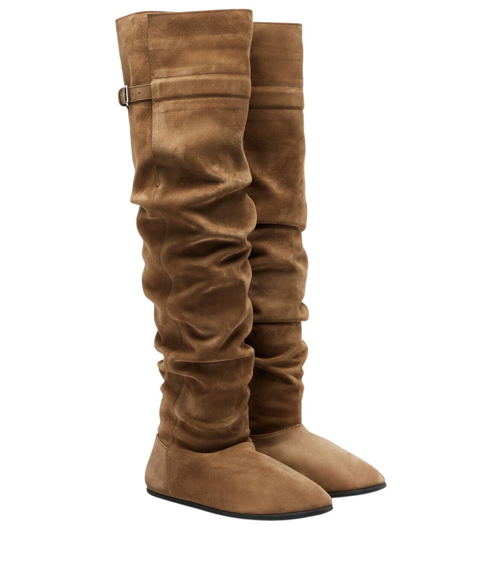 Photo: Christen Big Boot suede over-the-knee boots