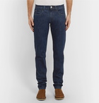 Loro Piana - Skinny-Fit Stretch-Denim Jeans - Men - Dark denim