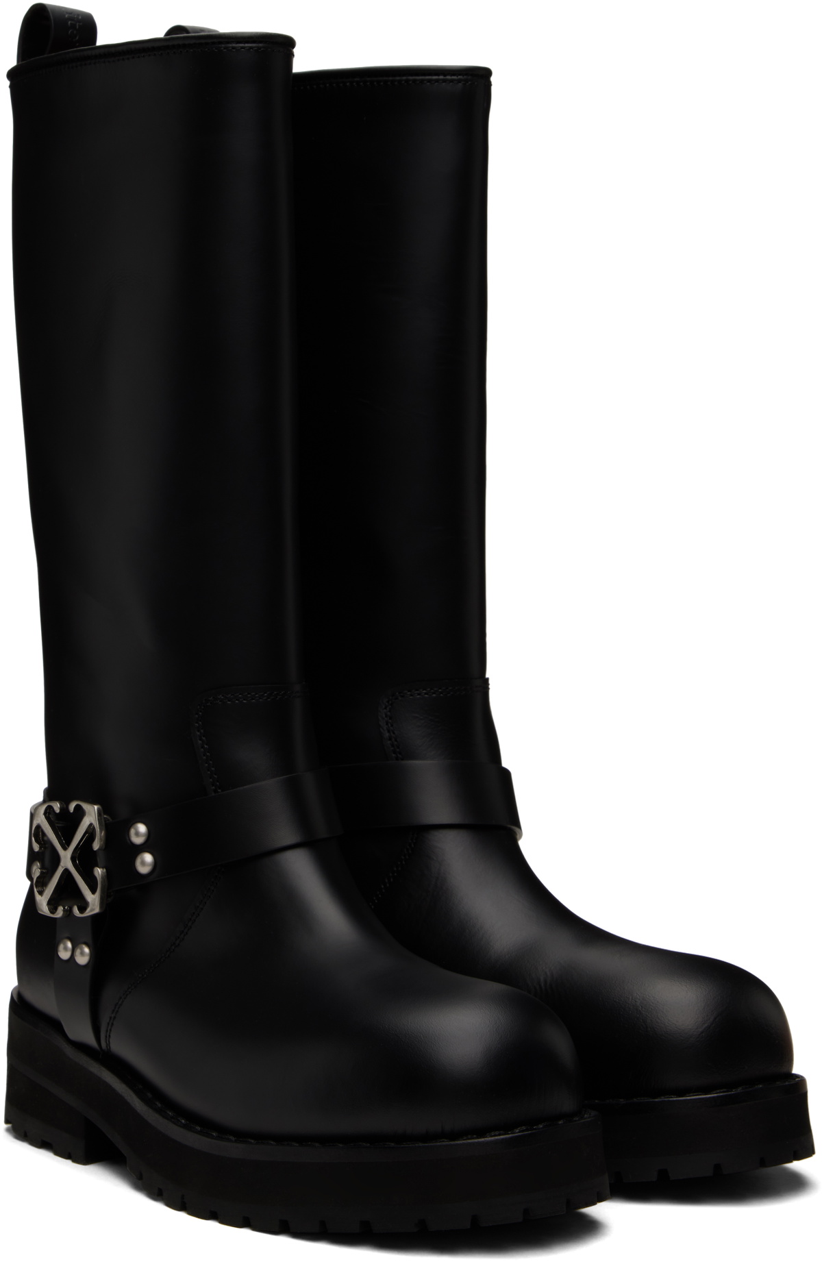 Off-White Black Off Track Boots