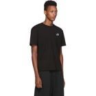 McQ Alexander McQueen Black Dropped Shoulder T-Shirt