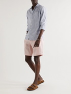 Orlebar Brown - Norwich Straight-Leg Linen Shorts - Pink