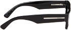 Prada Eyewear Black Iconic Metal Plaque Sunglasses
