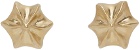 Maison Margiela Gold Graphic Earrings