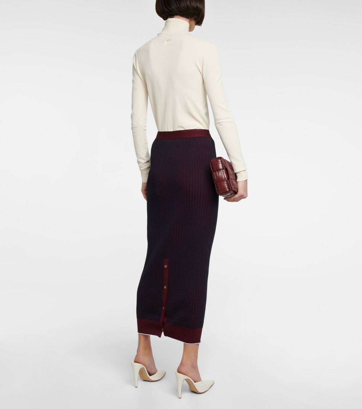 Bottega Veneta Cotton Midi Skirt Women main image 1