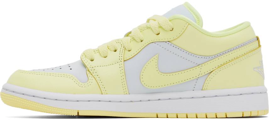 jordans yellow and white