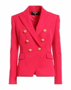 Balmain Womens Blazer Fuchsia