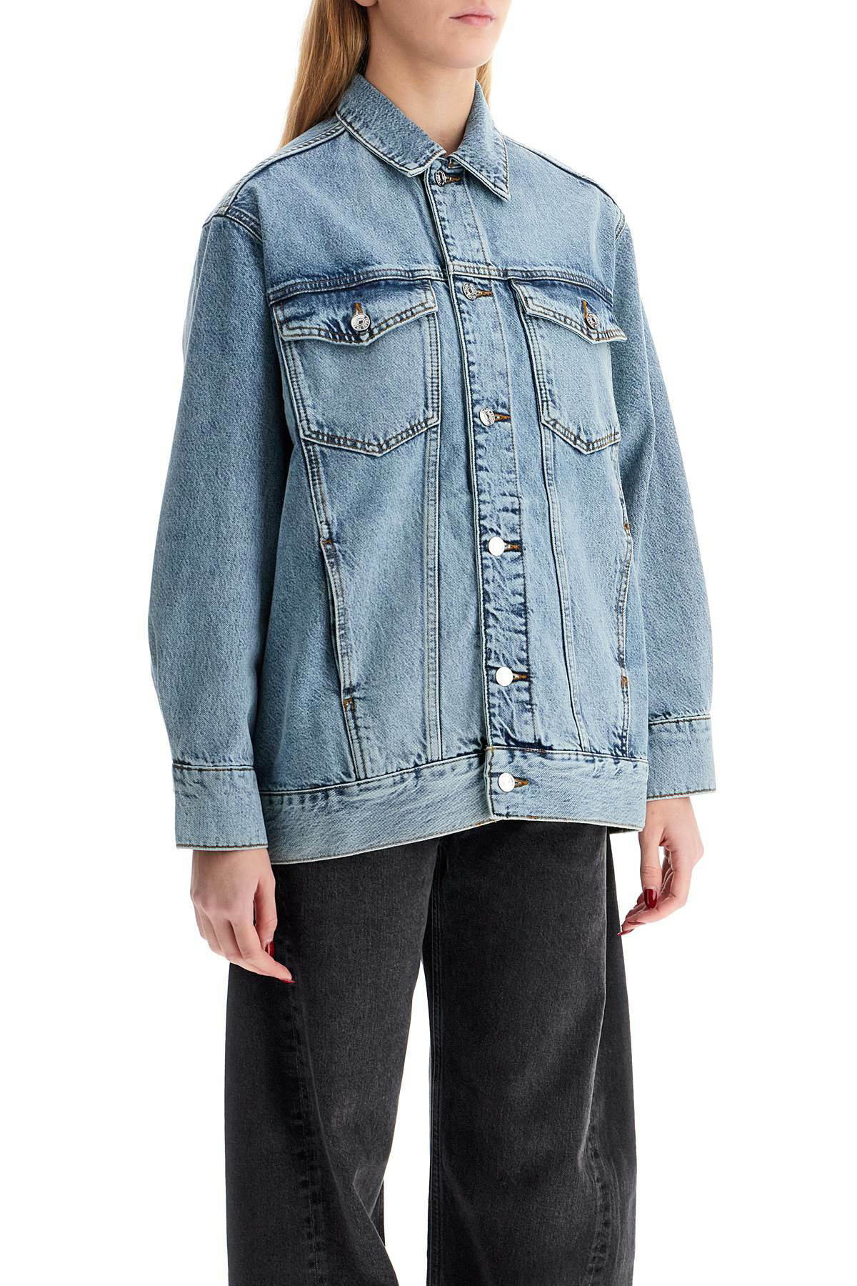FRAME DENIM フレームデニム デニムジャケット ゆったりサイズ FRAMeWORK（フレームワーク）デニムジャケット 紺 サイズ:38(M位