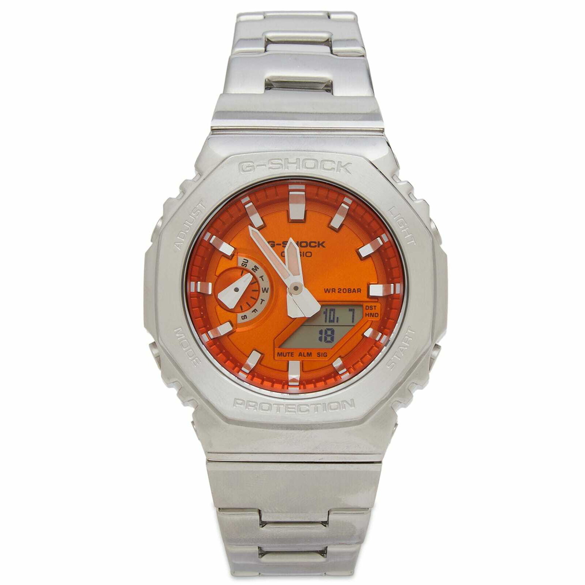 G-Shock 2110D Watch in Orange 