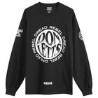 Neighborhood Men's x Rebel Dread Hardware Long Sleeve T-Shirt in Black