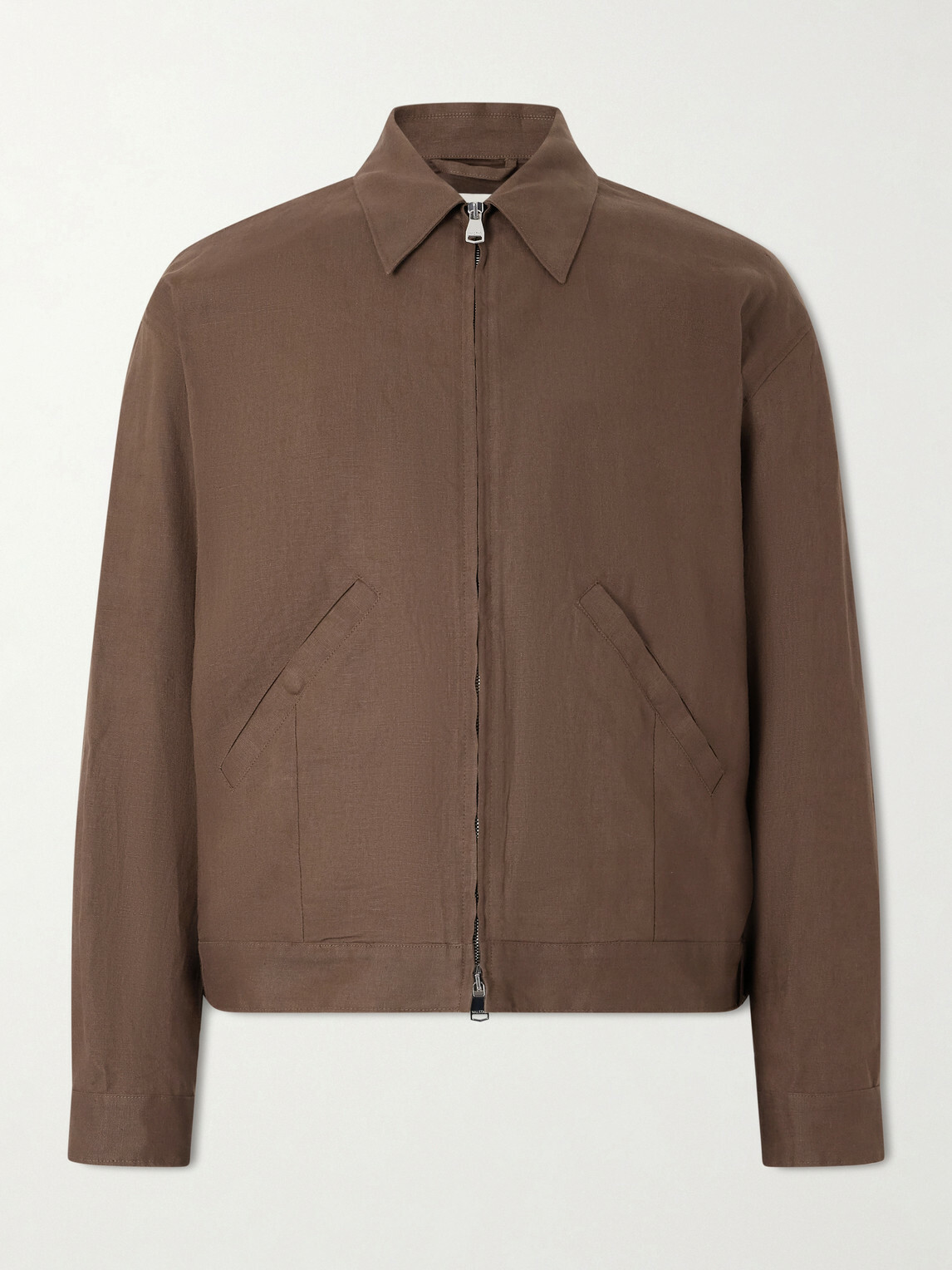 Valstar - Stan Linen Bomber Jacket - Brown