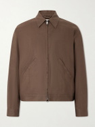 Valstar - Stan Linen Bomber Jacket - Brown